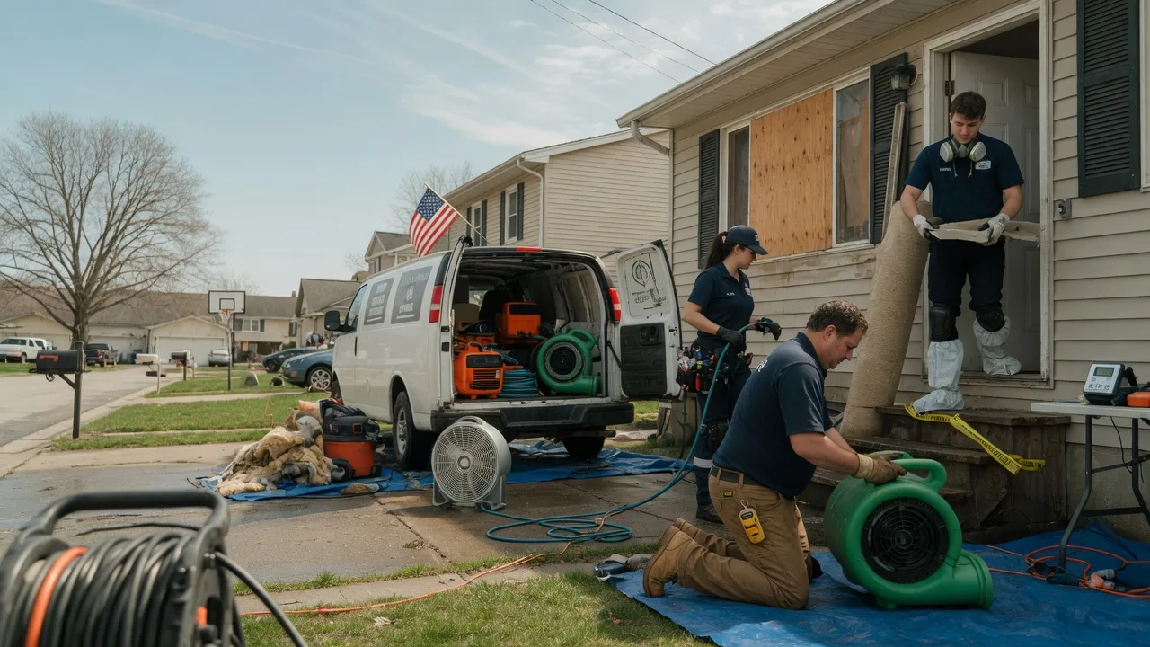 Water Damage Restoration in Little America, WY near me